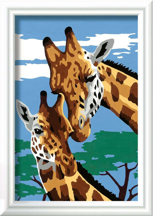 Ravensburger creart schilderen op nummer - schattige giraffen