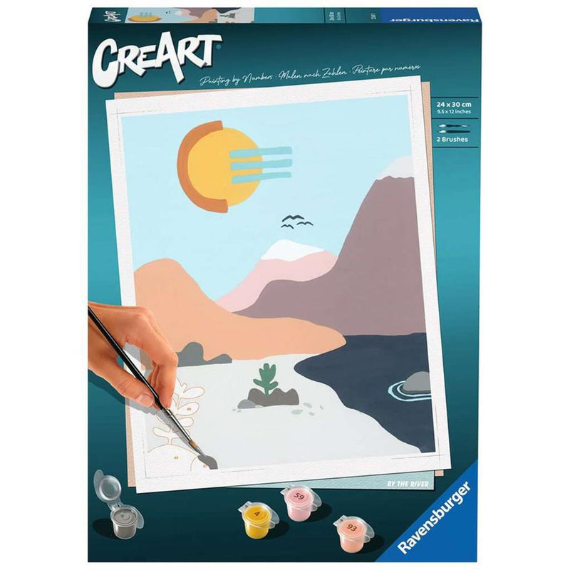 Load image into Gallery viewer, Ravensburger creart schilderen op nummer - by the river

