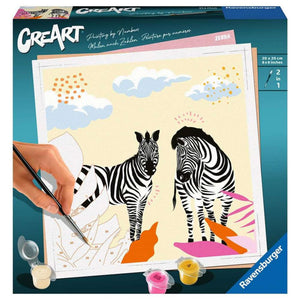 Ravensburger zebra - schilderen op nummer voor volwassenen