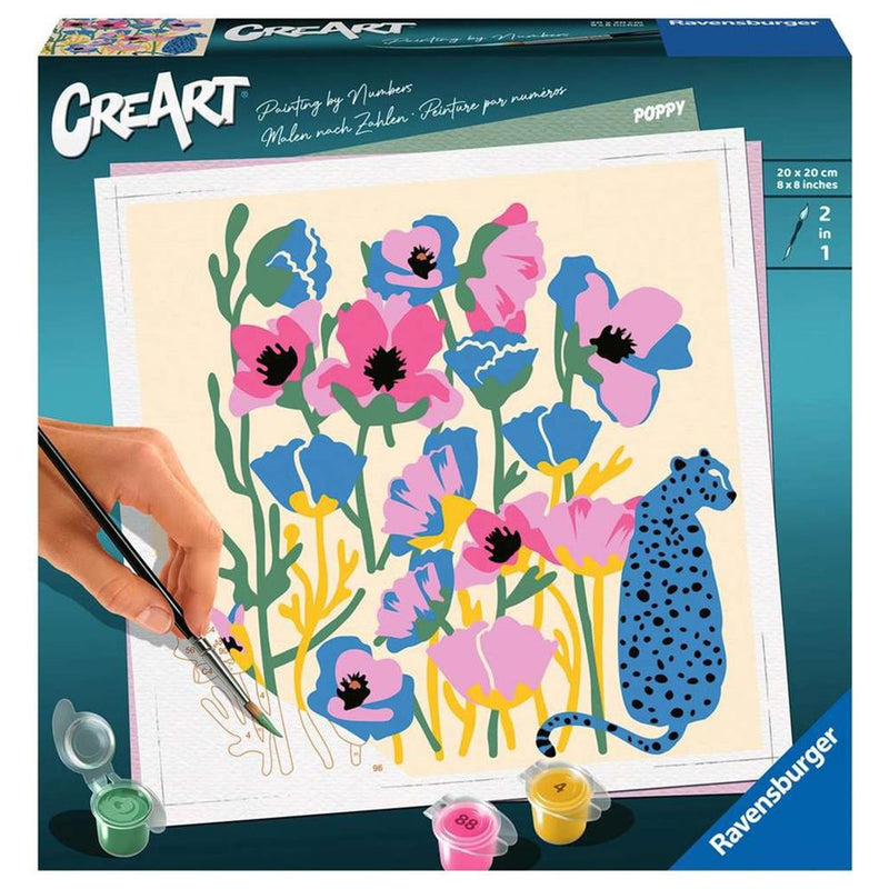 Load image into Gallery viewer, Ravensburger schilderen op nummer - poppy
