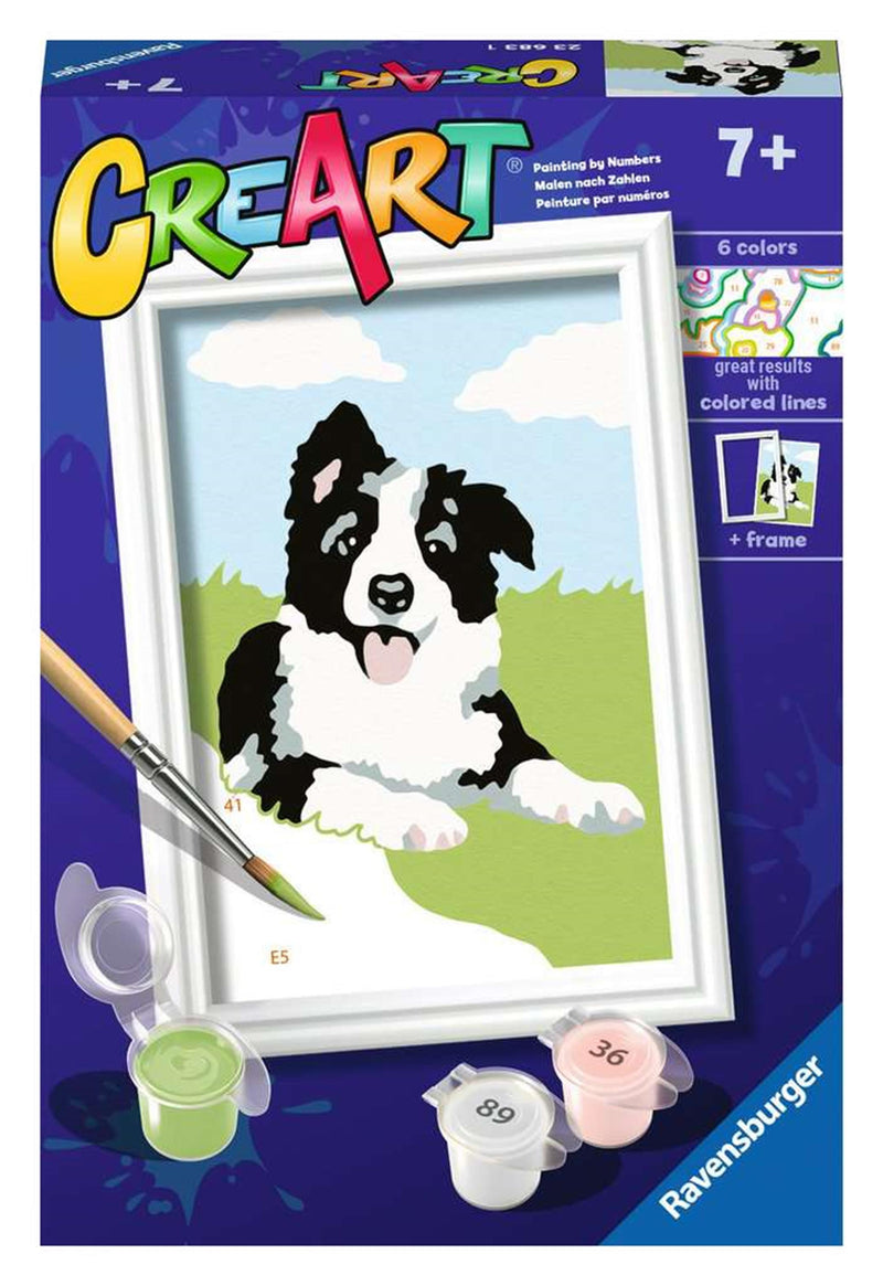 Load image into Gallery viewer, Ravensburger creart schilderen op nummer border collie
