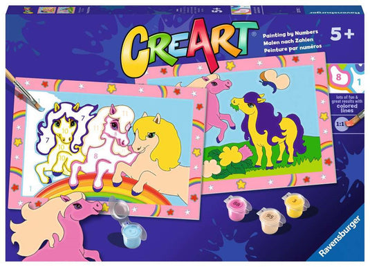 Ravensburger creart schilderen op nummer - springende pony's