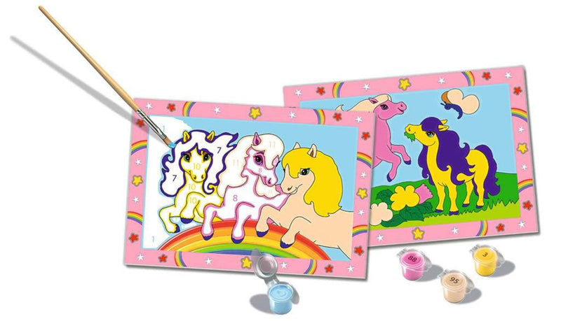 Load image into Gallery viewer, Ravensburger creart prancing ponies - schilderen op nummer voor kinderen
