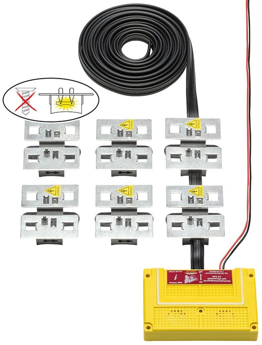 Stop go marterafweer-apparaat 7 plus-minus clip protection against marten high voltage and ultrason