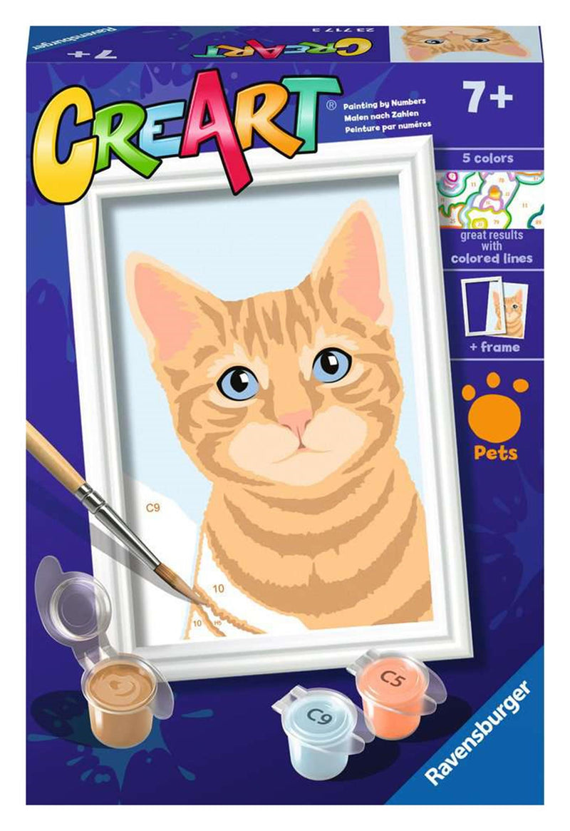 Load image into Gallery viewer, Ravensburger creart schilderen op nummer rode kater
