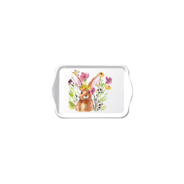 Ambiente dienblad melamine 13x21 cm girl bunny