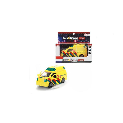 Cars Trucks Frictie Ambulance (NL) met Licht en Geluid