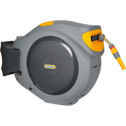 Hozelock muurhaspel inclusief 40 meter ø 12,5 mm slang, startset koppelingen tuinspuit 2595r0000