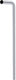 Differnz vloerbuis chroom â€“ duurzaam roestvrij staal â€“ ã˜ 32 mm â€“ 750 x 220 mm