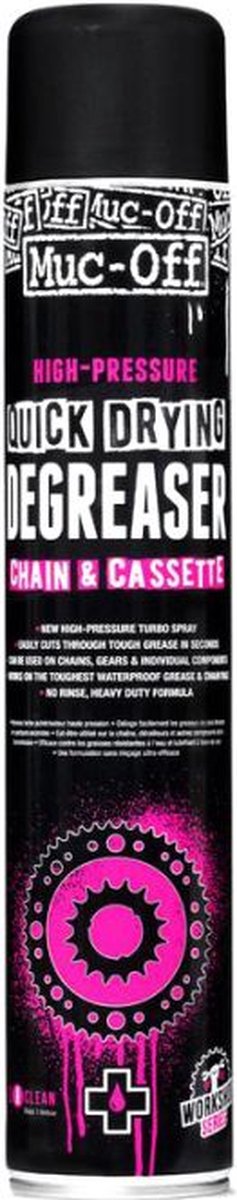 Muc-off ontvetter quick drying degreaser 750ml