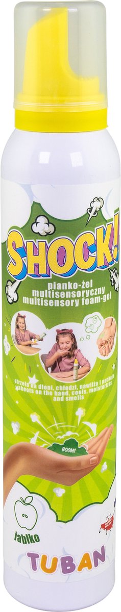 Tuban shock! multisensory foam-gel 200 ml appel