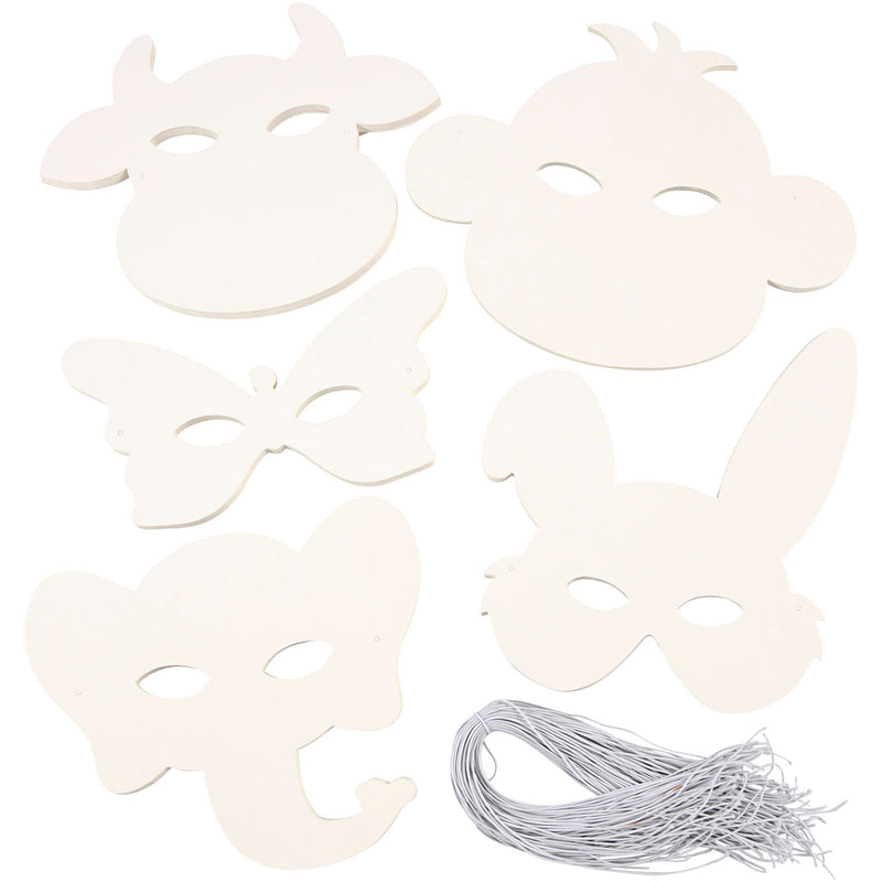 Load image into Gallery viewer, Https: www.cchobby.nl dierenmaskers-h-13-24-cm-b-20-28-cm-230-gr-wit-100-stuk-1-doos
