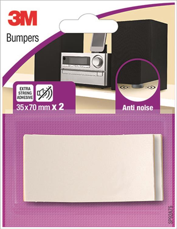 Load image into Gallery viewer, 3m 1053601 - geluiddempende buffers - gr35mmx70mm -2 st | 18 stuks
