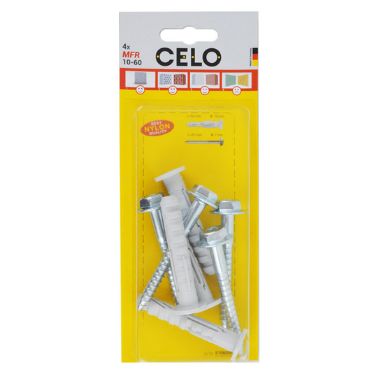 Celo 1067288 - blister multifunction frame plug mfr 10-60 fb ssks 4 pcs. | 5 stuks