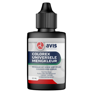 Colorex avis geconcentreerde universele mengkleur 199 zwart 22ml