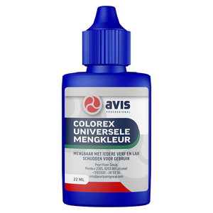 Colorex avis geconcentreerde universele mengkleur 380 blauw 22ml