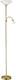 Eglo up 2 vloerlamp - e27 e14 - 176,5 cm - grijs wit