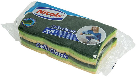 Nicols 1005326 - cello groen classic x6 | 12 stuks