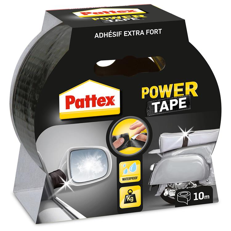 Load image into Gallery viewer, Pattex power tape 10 m zwart | power ducktape voor universeel gebruik | waterdichte extreem sterk | premium grip ducktape.
