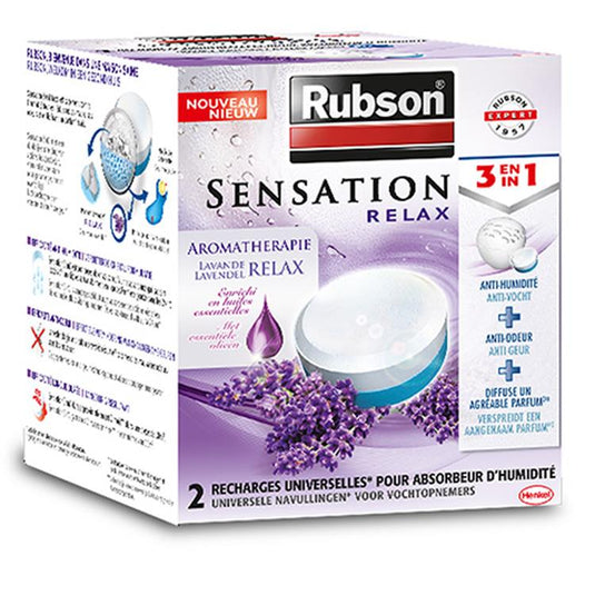 Rubson 1051260 - navulling tabs lavendel2x300g | 1 stuks
