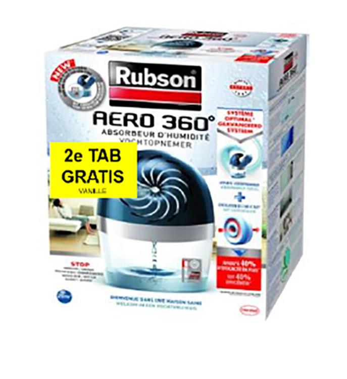 Load image into Gallery viewer, Rubson vochtopnemer aero360 toestel 20m2 | luchtontvochtiger toestel | vochtvanger badkamer | binnenhuis badkamer
