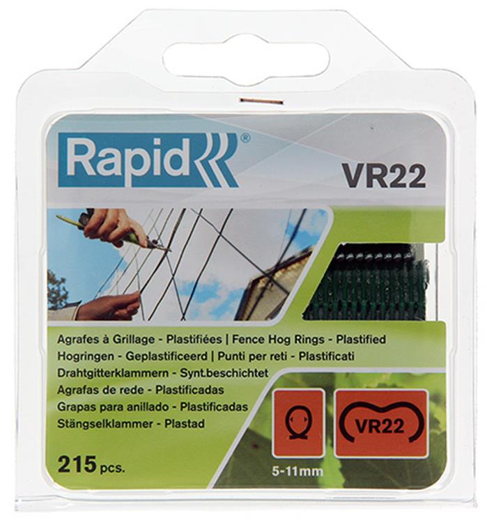 Load image into Gallery viewer, Rapid 1011746 - hogringen groen geplastificeerd (215) vr 22 | 5 stuks
