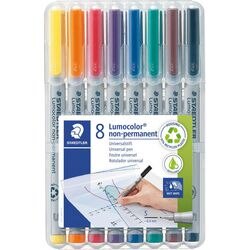 Staedtler niet permanente ohp marker lumocolor kleurenassortiment 0,4 mm