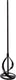 Wolfcraft - mengstaaf 120mm - betomixer - verfmixer - speciemenger - 590 mm lang - 1707000