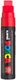 Posca uni verfmarker 17k rood - blokpunt 15mm