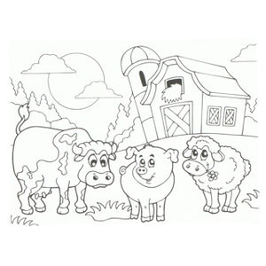 Creafun schilderen op canvas met stickers 6-delig | 6 stuks