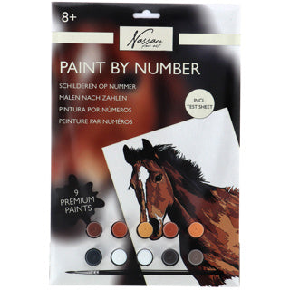 Load image into Gallery viewer, Nassau schilderen op nummer paard | 3 stuks
