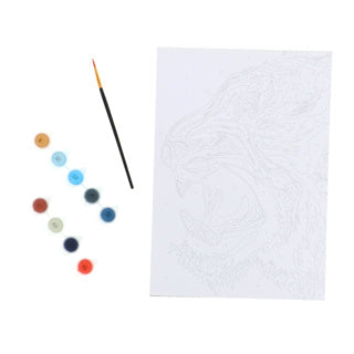 Load image into Gallery viewer, Nassau fine art schilderen op nummer tijger | 3 stuks
