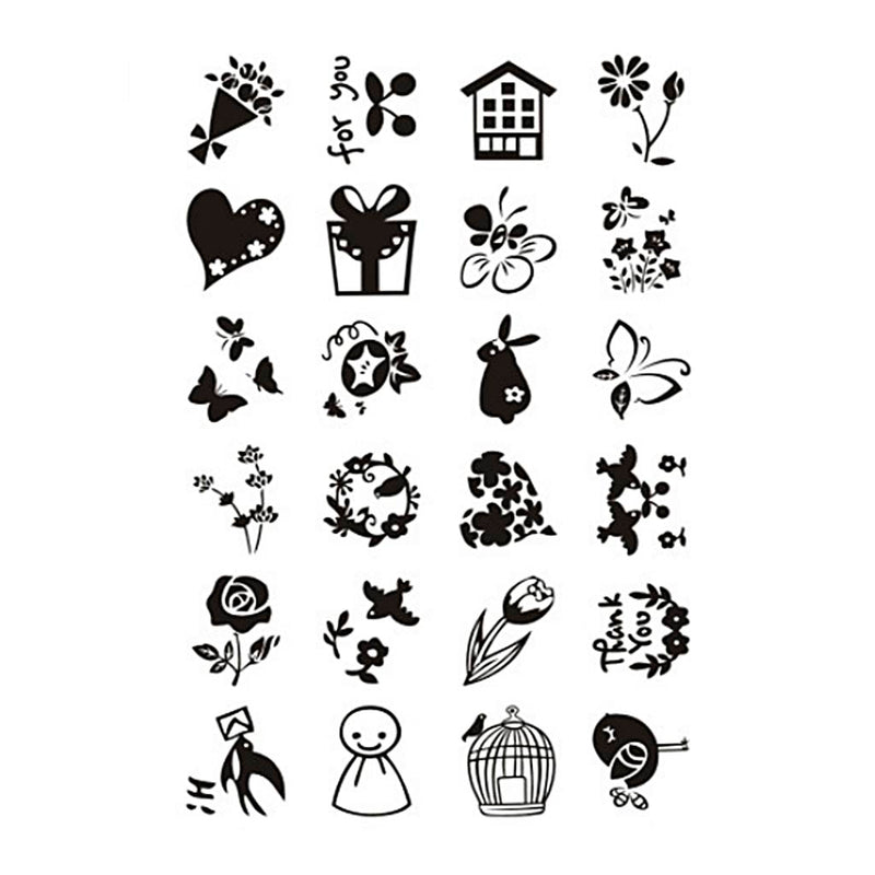 Load image into Gallery viewer, Creativ company silicone stempels, kleine lieve groetjes, vel 11x15,5 cm, 1 vel
