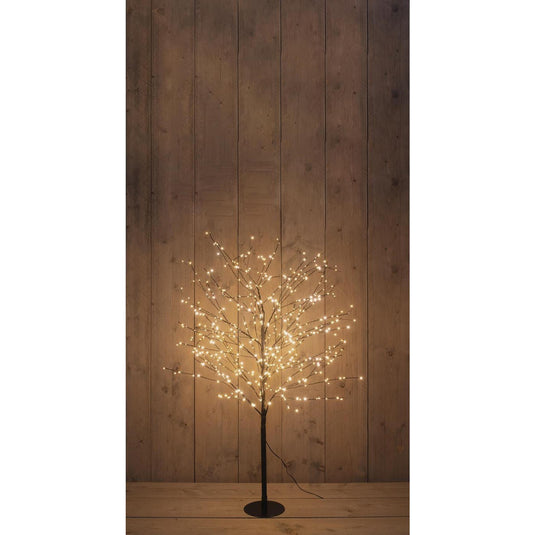 Anna's collection verlichte boom 600led classic warm h120cm met flits functie, dimmer en 8uur timer ip44