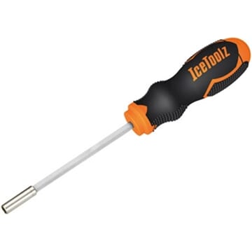 Load image into Gallery viewer, IceToolz Spaaknippelsleutel 12D3 voor 3,6 mm (vierkante nippels)
