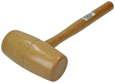 Mob 1010779 - ronde houten hamer + steel 80mm | 3 stuks