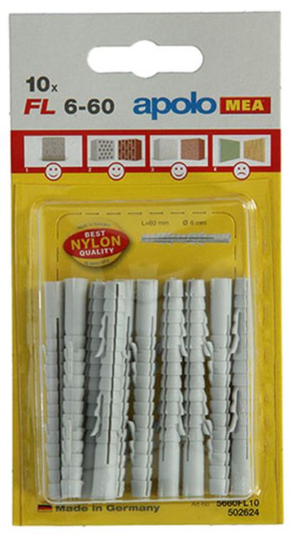 Load image into Gallery viewer, Celo 1015386 - 10 lange nylon pluggen fl 502624 6 mm | 5 stuks
