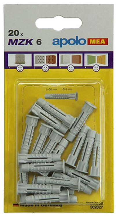 Celo 1015433 - 20 universeelpluggen mzk 502627 6mm | 5 stuks