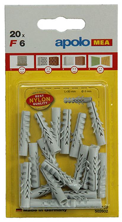 Load image into Gallery viewer, Celo 1015362 - 20 nylon pluggen f 502602 6 mm | 5 stuks

