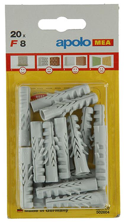 Load image into Gallery viewer, Celo 1015364 - 20 nylon pluggen f 502604 8 mm | 5 stuks
