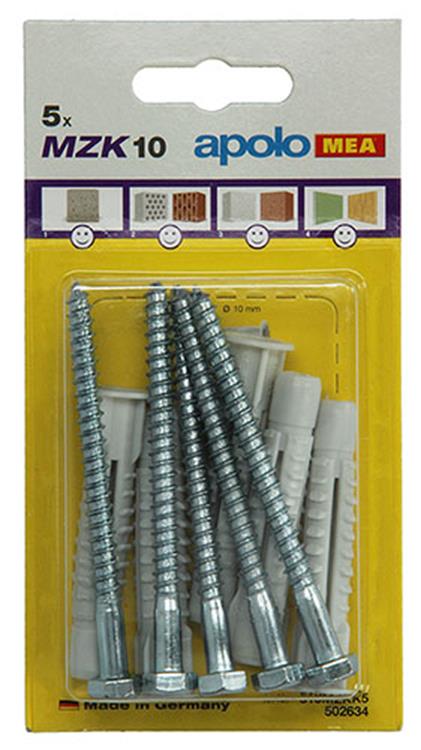 Celo 1015440 - 5 universeelpluggen mzk + sps 502634 10mm | 5 stuks