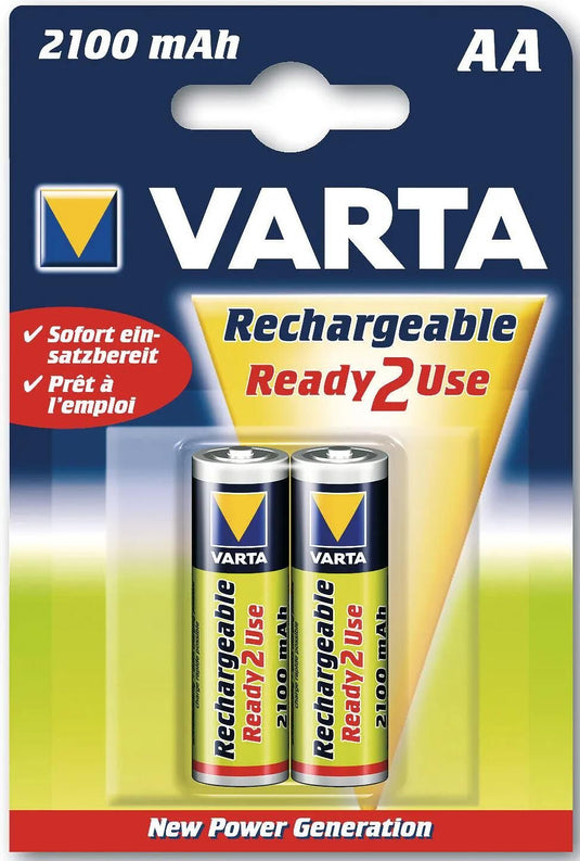 Varta akku rechargeable mignon power accu 2er-sb 2100mah