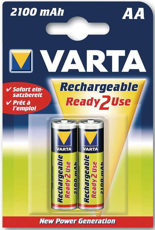 Varta rechargeable power accu mignon power accu 2er-sb 2100mah