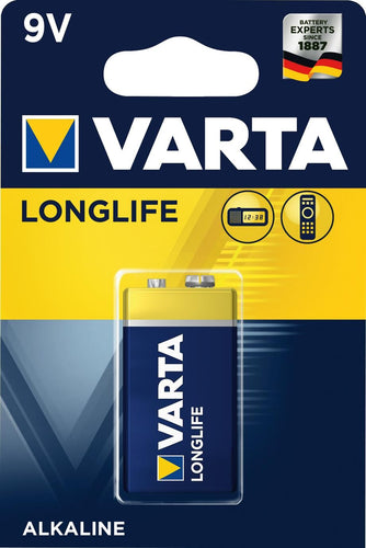 Varta Batterij VARTA Longlife Alkaline LR61 9V
