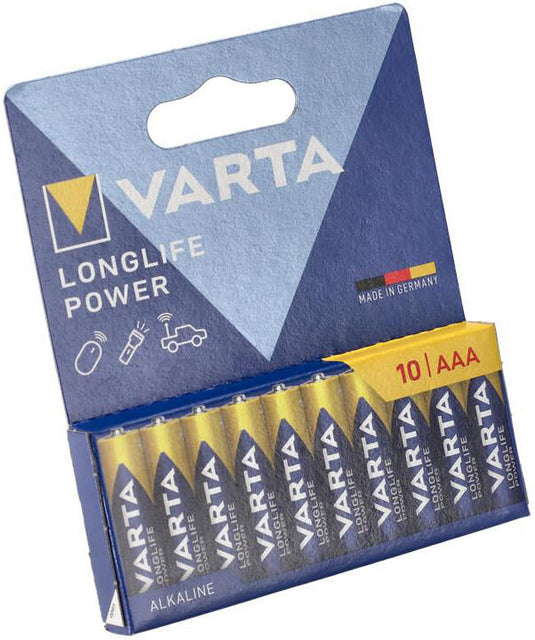 Varta batterij longlife power - hoge energie batt. micro blister pack longlife power