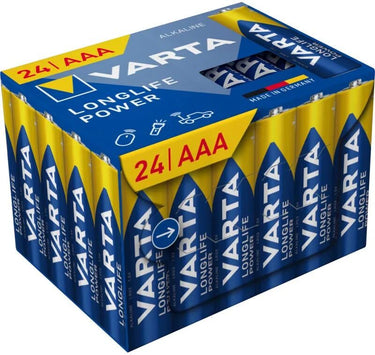 Batterijen varta longlife power aaa 24 stuks