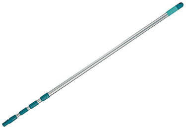 Leifheit telescoopsteel aluminium 130 - 400 cm - incl. antislipkop - 360° draaibaar - ophangoog - click system
