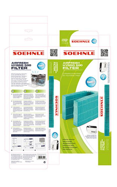 Soehnle 1059681 - filter hygro 500 | 4 stuks