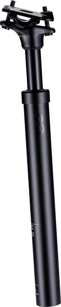 Bbb cycling candlepost zadelpen 27.2 mm - verende zadelpen racefiets en e-bike gecertificeerd - lengte: 350 mm - zadelpen kaars met schokabsorptie - zwart - bsp-44