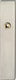 Impresso schild blind rvs - 41 x 226 mm - set van 2